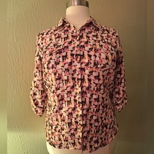 Kim Rogers Button Down Blouse